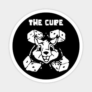 the cure dice bunny Magnet